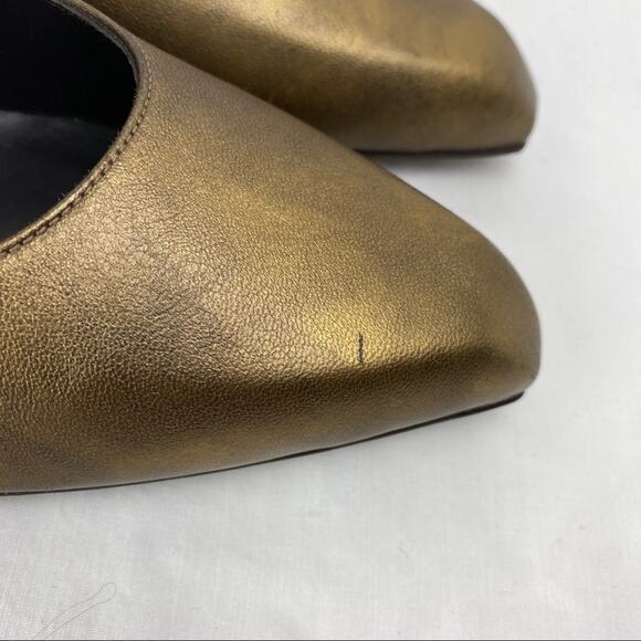 Donald J Pliner Sari Heels Copper Metallic Sz 9.5 - Picture 6 of 14